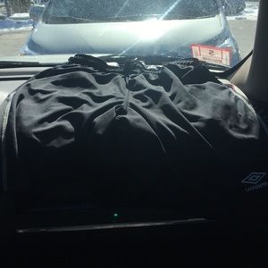 Umbro black athletic shorts